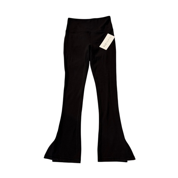Athleta Elation Ultra High Rise Split Slim Flare Pant NWT BLACK - Picture 8 of 9